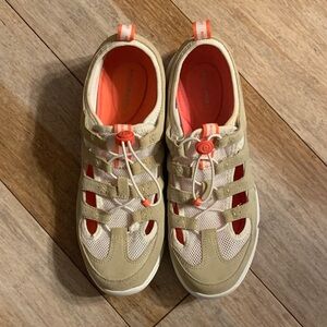 Rockport Beige and Coral washable Athletic Shoes